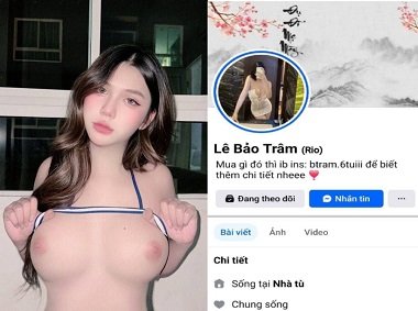 Clip sex Lê Bảo Trâm thấy khó thở vì bu cu