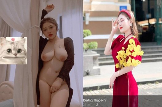 Dương Thảo Nhi khoe cặp vú căng tròn